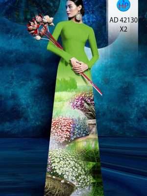 Vải Áo Dài Phong Cảnh Vừa Ra AD 42130 19 Vai Ao Dai Phong Canh Vua Ra AD 42130