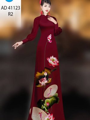 Vải Áo Dài Hoa Sen Độc Đáo AD 41123 27 1675048243 393 Vai Ao Dai Hoa Sen Doc Dao AD 41123