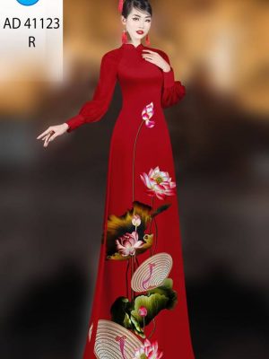 Vải Áo Dài Hoa Sen Độc Đáo AD 41123 26 1675048243 543 Vai Ao Dai Hoa Sen Doc Dao AD 41123