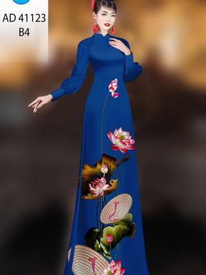 Vải Áo Dài Hoa Sen Độc Đáo AD 41123 28 1675048244 713 Vai Ao Dai Hoa Sen Doc Dao AD 41123