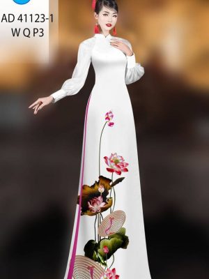 Vải Áo Dài Hoa Sen Độc Đáo AD 41123 30 1675048245 312 Vai Ao Dai Hoa Sen Doc Dao AD 41123