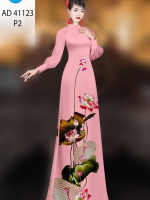 Vải Áo Dài Hoa Sen Độc Đáo AD 41123 33 1675048246 187 Vai Ao Dai Hoa Sen Doc Dao AD 41123