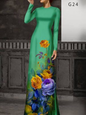 Vải Áo Dài Hoa Hồng Mới Ra AD 21126 35 1675134939 215 Vai Ao Dai Hoa Hong Moi Ra AD 21126