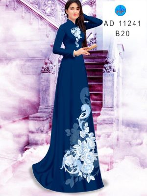 Vải Áo Dài Hoa In 3D Độc Đáo AD 11241 20 Vai Ao Dai Hoa In 3D Doc Dao AD 11241