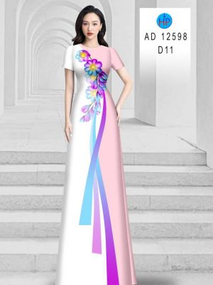 Vải Áo Dài Hoa In 3D Vừa Ra AD 12598 19 Vai Ao Dai Hoa In 3D Vua Ra AD 12598
