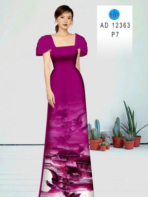 Vải Áo Dài Phong Cảnh Mới Ra AD 12363 20 Vai Ao Dai Phong Canh Moi Ra AD 12363