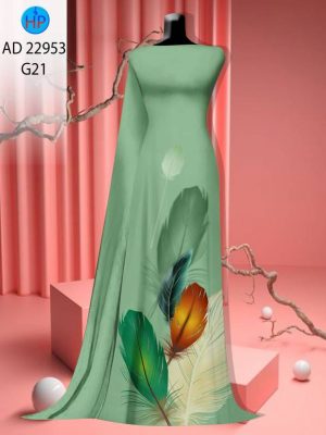 Vải Áo Dài Hình Lông Chim Thiết Kế 2023 AD 22953 46 1675389856 362 Vai Ao Dai Hinh Long Chim Thiet Ke 2023 AD