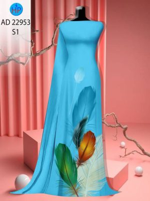 Vải Áo Dài Hình Lông Chim Thiết Kế 2023 AD 22953 45 1675389856 876 Vai Ao Dai Hinh Long Chim Thiet Ke 2023 AD