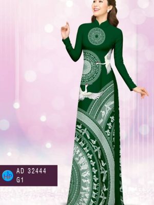 Vải Áo Dài Trống Đồng Và Chim Hạc Độc Đáo AD 32444 26 1675476547 278 Vai Ao Dai Trong Dong Va Chim Hac Doc Dao
