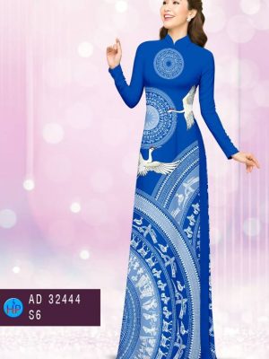 Vải Áo Dài Trống Đồng Và Chim Hạc Độc Đáo AD 32444 25 1675476547 840 Vai Ao Dai Trong Dong Va Chim Hac Doc Dao