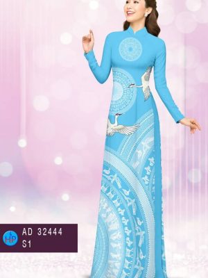 Vải Áo Dài Trống Đồng Và Chim Hạc Độc Đáo AD 32444 29 1675476550 606 Vai Ao Dai Trong Dong Va Chim Hac Doc Dao