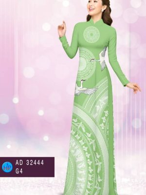 Vải Áo Dài Trống Đồng Và Chim Hạc Độc Đáo AD 32444 32 1675476552 191 Vai Ao Dai Trong Dong Va Chim Hac Doc Dao