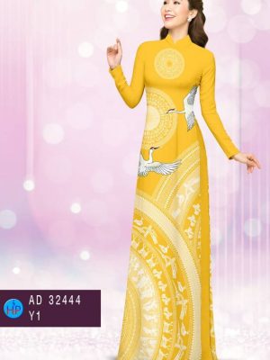 Vải Áo Dài Trống Đồng Và Chim Hạc Độc Đáo AD 32444 35 1675476554 852 Vai Ao Dai Trong Dong Va Chim Hac Doc Dao