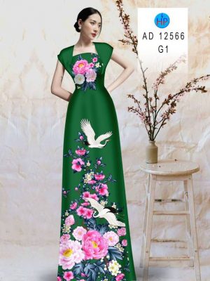 Vải Áo Dài Chim Hạc Và Hoa Cẩm Chướng Kiểu Mới AD 12566 31 1675477594 389 Vai Ao Dai Chim Hac Va Hoa Cam Chuong Kieu