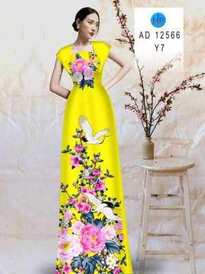 Vải Áo Dài Chim Hạc Và Hoa Cẩm Chướng Kiểu Mới AD 12566 35 1675477596 913 Vai Ao Dai Chim Hac Va Hoa Cam Chuong Kieu