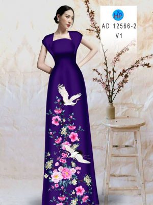 Vải Áo Dài Chim Hạc Và Hoa Cẩm Chướng Kiểu Mới AD 12566 37 1675477597 884 Vai Ao Dai Chim Hac Va Hoa Cam Chuong Kieu