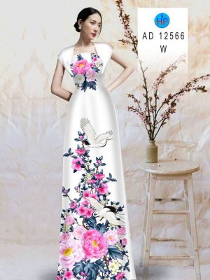 Vải Áo Dài Chim Hạc Và Hoa Cẩm Chướng Kiểu Mới AD 12566 39 1675477598 29 Vai Ao Dai Chim Hac Va Hoa Cam Chuong Kieu