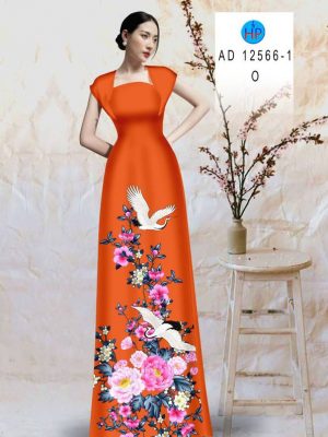 Vải Áo Dài Chim Hạc Và Hoa Cẩm Chướng Kiểu Mới AD 12566 41 1675477599 525 Vai Ao Dai Chim Hac Va Hoa Cam Chuong Kieu