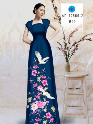Vải Áo Dài Chim Hạc Và Hoa Cẩm Chướng Kiểu Mới AD 12566 45 1675477601 16 Vai Ao Dai Chim Hac Va Hoa Cam Chuong Kieu