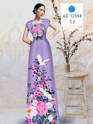Vải Áo Dài Chim Hạc Và Hoa Cẩm Chướng Kiểu Mới AD 12566 48 1675477602 602 Vai Ao Dai Chim Hac Va Hoa Cam Chuong Kieu