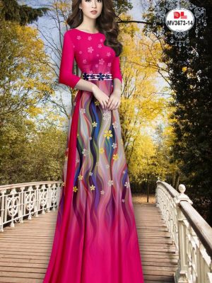 Vải Áo Dài Hoa In 3D Độc Đáo AD MV3673 24 1675931184 258 Vai Ao Dai Hoa In 3D Doc Dao AD MV3673