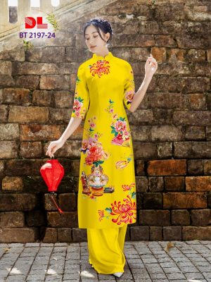 Vải Áo Dài Hoa Và Quạt Mới Ra AD BT2197 22 1677116867 129 Vai Ao Dai Hoa Va Quat Moi Ra AD BT2197