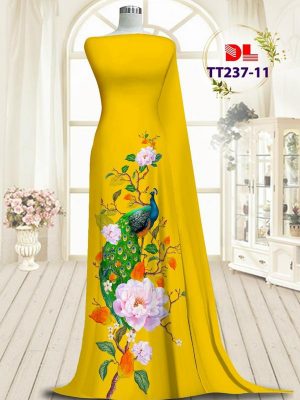 Vải Áo Dài Chim Công Độc Đáo AD TT237 11 1677117349 587 Vai Ao Dai Chim Cong Doc Dao AD TT237