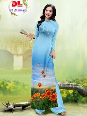 1677117761 640 Vai Ao Dai Hoa Cuc Thiet Ke 2023 AD BT2199