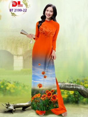 1677117762 705 Vai Ao Dai Hoa Cuc Thiet Ke 2023 AD BT2199
