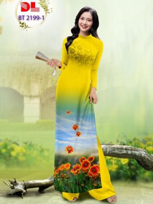 1677117765 998 Vai Ao Dai Hoa Cuc Thiet Ke 2023 AD BT2199