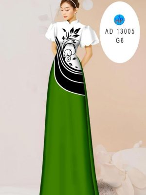 Vải Áo Dài Hoa In 3D Độc Đáo AD 13005 19 Vai Ao Dai Hoa In 3D Doc Dao AD 13005