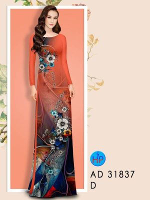 Vải Áo Dài Hoa In 3D Độc Đáo AD 31837 20 Vai Ao Dai Hoa In 3D Doc Dao AD 31837