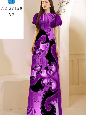 Vải Áo Dài Hoa In 3D Mới Ra AD 23150 19 Vai Ao Dai Hoa In 3D Moi Ra AD 23150