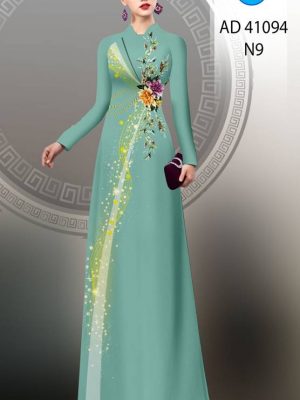Vải Áo Dài Hoa In 3D Mới Ra AD 41094 25 Vai Ao Dai Hoa In 3D Moi Ra AD 41094