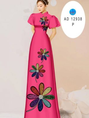 Vải Áo Dài Hoa In 3D Vừa Ra AD 12938 20 Vai Ao Dai Hoa In 3D Vua Ra AD 12938