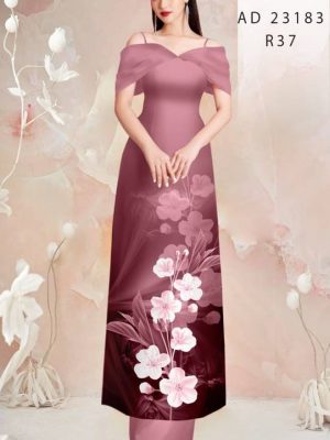 Vải Áo Dài Hoa In 3D Vừa Ra AD 28183 19 Vai Ao Dai Hoa In 3D Vua Ra AD 28183