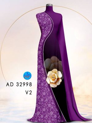 Vải Áo Dài Hoa In 3D Vừa Ra AD 32998 19 Vai Ao Dai Hoa In 3D Vua Ra AD 32998