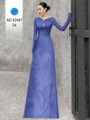 Vải Áo Dài Hoa In Chìm Độc Đáo AD 42447 23 Vai Ao Dai Hoa In Chim Doc Dao AD 42447