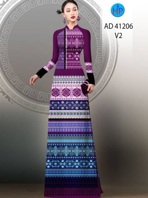 Vải Áo Dài Hoa Văn Độc Đáo AD 41206 19 Vai Ao Dai Hoa Van Doc Dao AD 41206