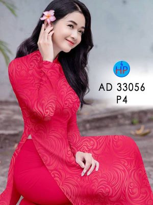 Vải Áo Dài Hoa Văn Kiểu Mới AD 33056 20 Vai Ao Dai Hoa Van Kieu Moi AD 33056