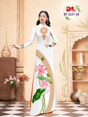 Vải Áo Dài Hoa Sen Và Trống Đồng Độc Đáo AD BT2227 34 1678863053 253 Vai Ao Dai Hoa Sen Va Trong Dong Doc Dao