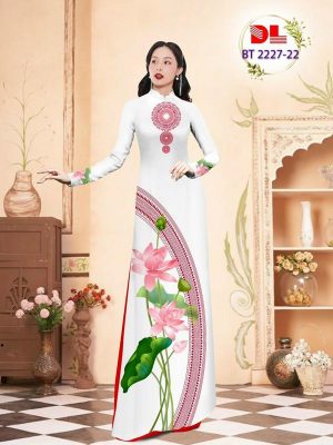 Vải Áo Dài Hoa Sen Và Trống Đồng Độc Đáo AD BT2227 35 1678863053 989 Vai Ao Dai Hoa Sen Va Trong Dong Doc Dao
