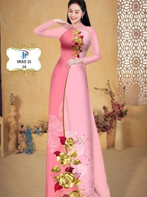 Vải Áo Dài Hoa Hồng Mới Ra AD VKAD25 49 1679623777 659 Vai Ao Dai Hoa Hong Moi Ra AD VKAD25
