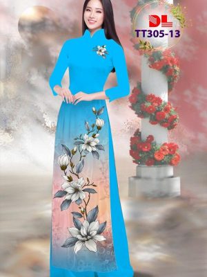 Vải Áo Dài Hoa In 3D Độc Đáo AD TT305 24 1679884886 8 Vai Ao Dai Hoa In 3D Doc Dao AD TT305