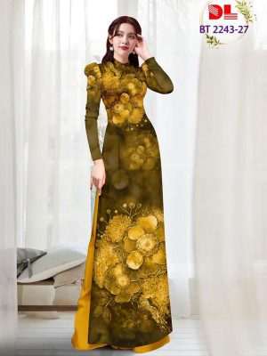 Vải Áo Dài Hoa In 3D Kiểu Mới AD BT2243 15 Vai Ao Dai Hoa In 3D Kieu Moi AD BT2243