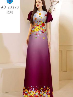 Vải Áo Dài Hoa In 3D Mới Ra AD 23273 19 Vai Ao Dai Hoa In 3D Moi Ra AD 23273