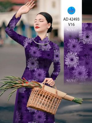 Vải Áo Dài Hoa In 3D Mới Ra AD 42493 19 Vai Ao Dai Hoa In 3D Moi Ra AD 42493