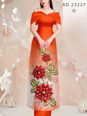 Vải Áo Dài Hoa In 3D Vừa Ra AD 23227 19 Vai Ao Dai Hoa In 3D Vua Ra AD 23227
