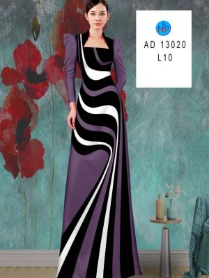 Vải Áo Dài Hoa Văn Kiểu Mới AD 13020 19 Vai Ao Dai Hoa Van Kieu Moi AD 13020