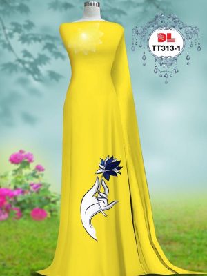 Vải Áo Dài Hoa Sen Kiểu Mới AD TT313 25 1682652713 757 Vai Ao Dai Hoa Sen Kieu Moi AD TT313
